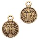 DQ metal charm Jesus 9mm Antique bronze